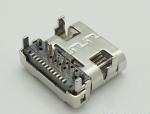 24P DIP+SMD L=8.65mm USB 3.1 type C connector female socket 